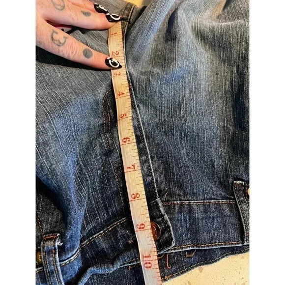 Goddess hombre denim jeans size 13 with zipper ankle - Picture 7 of 11